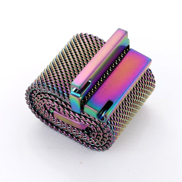 Touch Rage Milanese Loop, Magnetic Closure Clasp, for Series 1 and Series 2 Apple Watch,  Colorful