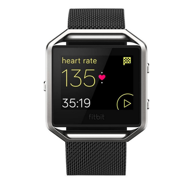 Touch Rage Milanese Loop, Magnetic Closure, for Fitbit Blaze Smartwatch, Black