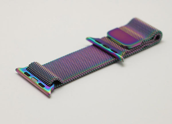 Touch Rage Milanese Loop, Magnetic Closure Clasp, for Series 1 and Series 2 Apple Watch,  Colorful