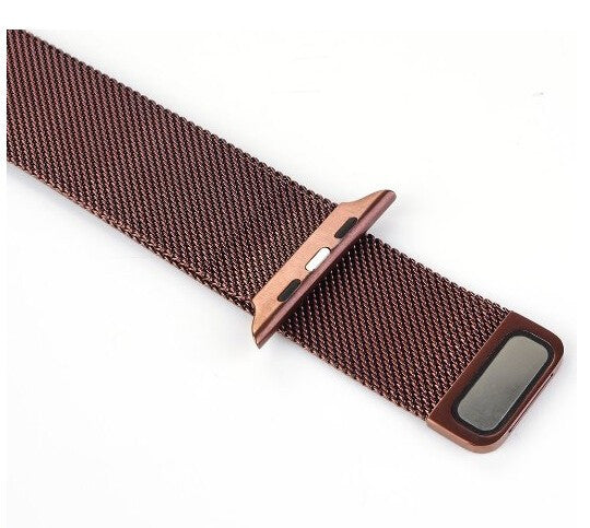 Touch Rage Milanese Loop, Magnetic Closure Clasp, for Series 1 and Series 2 Apple Watch, Mocha