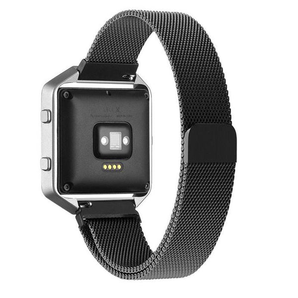 Touch Rage Milanese Loop, Magnetic Closure, for Fitbit Blaze Smartwatch, Black