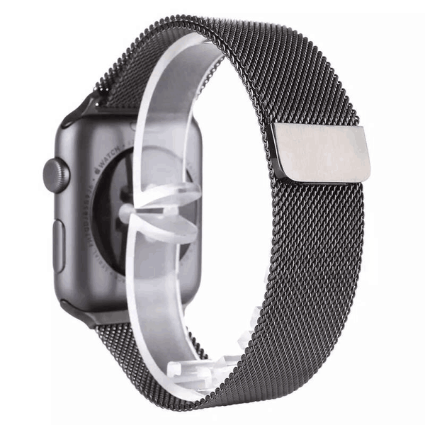 Touch Rage Milanese Loop, Magnetic Closure Clasp, for Series 1 and Series 2 Apple Watch,  Slate Gray